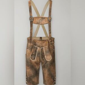Men’s traditional leather trousers - Oktoberfest lederhorsen sz 48